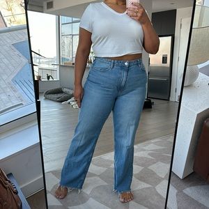 H&M CURVE JEANS | CURVY WIDE LEG FIT | SIZE 14